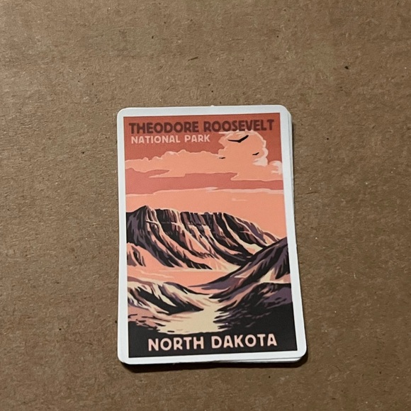 North Dakota Matte Finish PVC Removable Waterproof Decor Accent St… - Picture 7 of 8